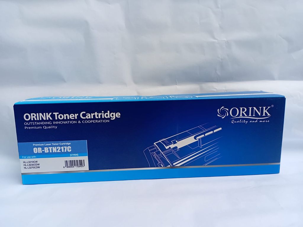 Tóner Compatible Orink BTN 217 CY para Brother Colores Vivos 2,300 Páginas