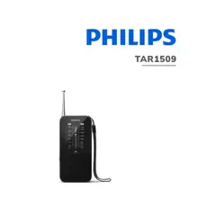 PHILIPS - RADIO PORTATIL TAR1509 AM FM AUX-IN 35MM NEGRO