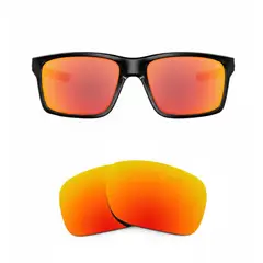 CUSTOM - Lunas Repuesto Para Lentes De Sol Mainlink Oo9264 - Rojo