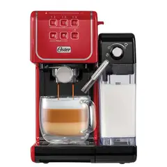 OSTER - Cafetera Oster® PrimaLatte Automatica BVSTEM6801R Rojo