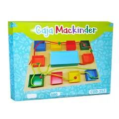 GENERICO - Cajita Mackinder 100 Piezas Juego Didáctico Matemático