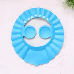 GENERICO - Gorro de Baño para Bebés con Protector de Orejas Azul