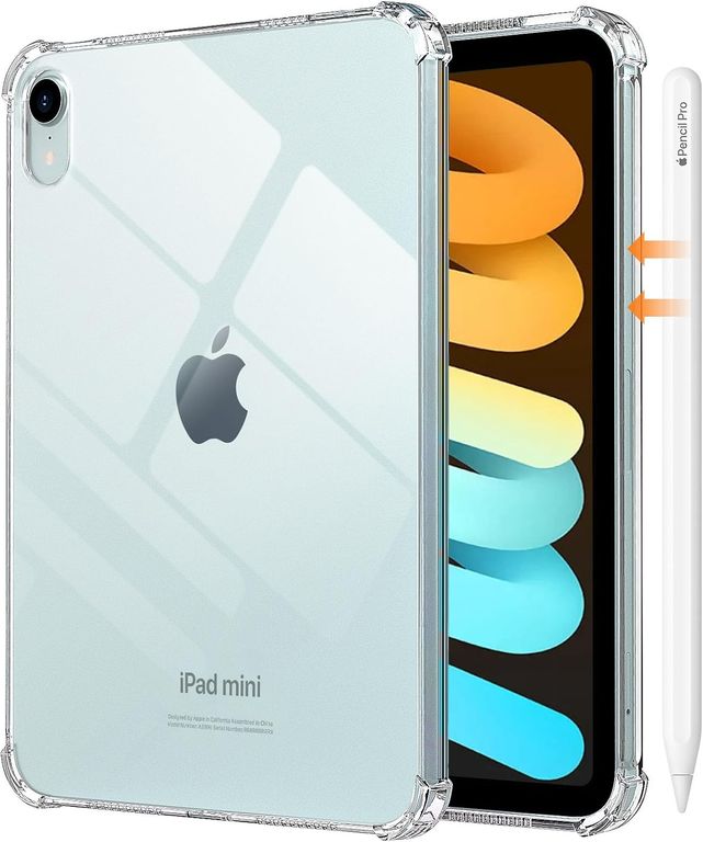 Case Protector Transparente para iPad mini A17 Pro / mini 7 / mini 6