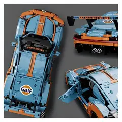 GENERICO - CARRO LEGO PORSHE DE CARRERAS 118 CONTROL REMOTO CON LUCES LED