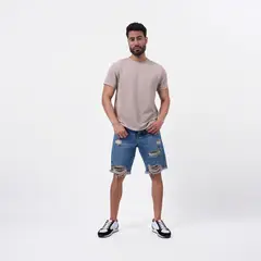 BRONCO - BERMUDA HOMBRE REGULAR SALVAJE VI DENIM RIGIDO