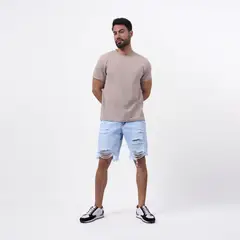 BRONCO - BERMUDA HOMBRE REGULAR SALVAJE VI DENIM RIGIDO