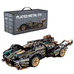 GENERICO - CARRO LEGO LAMBORGHINI VISION GRAN TURISMO 114 RC CON LUCES LED