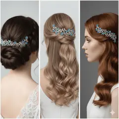 GENERICO - TOCADO CORONA DIADEMA PARA QUINCEAÑERA Y DAMA DE HONOR