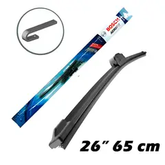 BOSCH - Limpiaparabrisas 26 650mm Aerofit Curvo Aerodinámico de Grafito