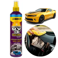 SIMONIZ - Silicona Protector UV3 Extra Brillo 300ml New Car