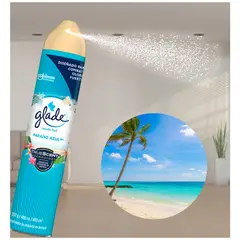 GLADE - Ambientador Spray 400ml Paraíso Azul