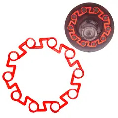 GENERICO - Traba Tuerca Buses Camiones 10X32mm Naranja