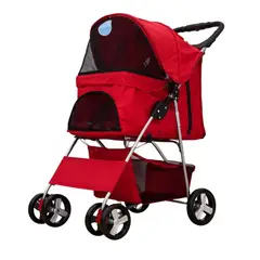 GENERICO - Coche de Paseo de Mascota Plegable