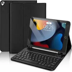 GENERICO - FUNDA CON TECLADO + TOUCHPAD IPAD 9TH GEN 10.2 ACERO