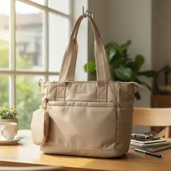 GENERICO - Bolso de tela A4 + monedero Ardilla roja