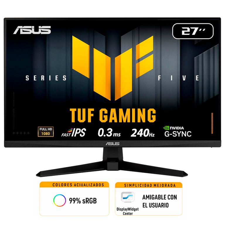 Monitor Gamer TUF Gaming VG279QM5A 27” Full HD IPS 240Hz 03ms