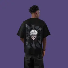 GENERICO - POLO OVERSIZE ANIME HOMBRE SATORU GOJO - LQNN