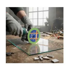 GENERICO - DISCO CORTE DE VIDRIO Y CERÁMICO 4.1/2" P/ AMOLADORA - WADFOW - WDC9K45