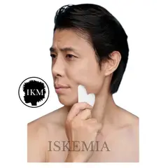 GENERICO - Piedra Facial Gua-Sha en BLANCO
