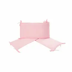 GENERICO - Set 4pcs Protector Cuna Bebé tela Algodón