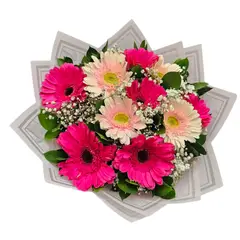 D'AMOUR - Ramo De Gerberas Pastel