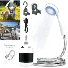 GENERICO - Ducha Portátil Con Bomba Inalámbrica Recargable