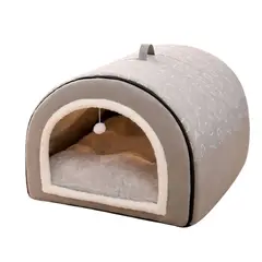 GENERICO - Casita Plegable Acolchada Iglu Mascota