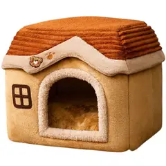 GENERICO - Casita Plegable Acolchada Jenjibre Mascota