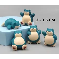 GENERICO - SET POKEMON SNORLAX 5 UNID