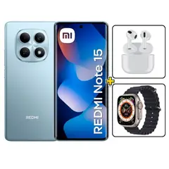 XIAOMI - Redmi Note 15 256GB Azul + Audifonos + Smartwatch REGISTRADO