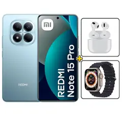 XIAOMI - Redmi Note 15 Pro 4G 256GB Azul + Audifonos + Smartwatch REGISTRADO