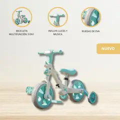 GENERICO - Bicicleta de Balance para Niños «UNICORNIO» LIGTH BLUE