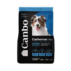 CANBO - Comida Seca Cachorros Razas Medianas Grandes Pollo Arroz 15 Kg