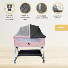 EBABY - Cuna Colecho para Bebé «DIMI» Pink