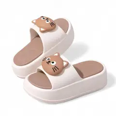 GENERICO - Sandalias pantuflas mujer Gatito Eva