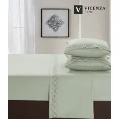 VENEZIA - Set de Sabanas de 4 Piezas 100% Calidad Europeo