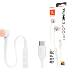 JBL - Audifono cable tune 310 ubs-c blanco
