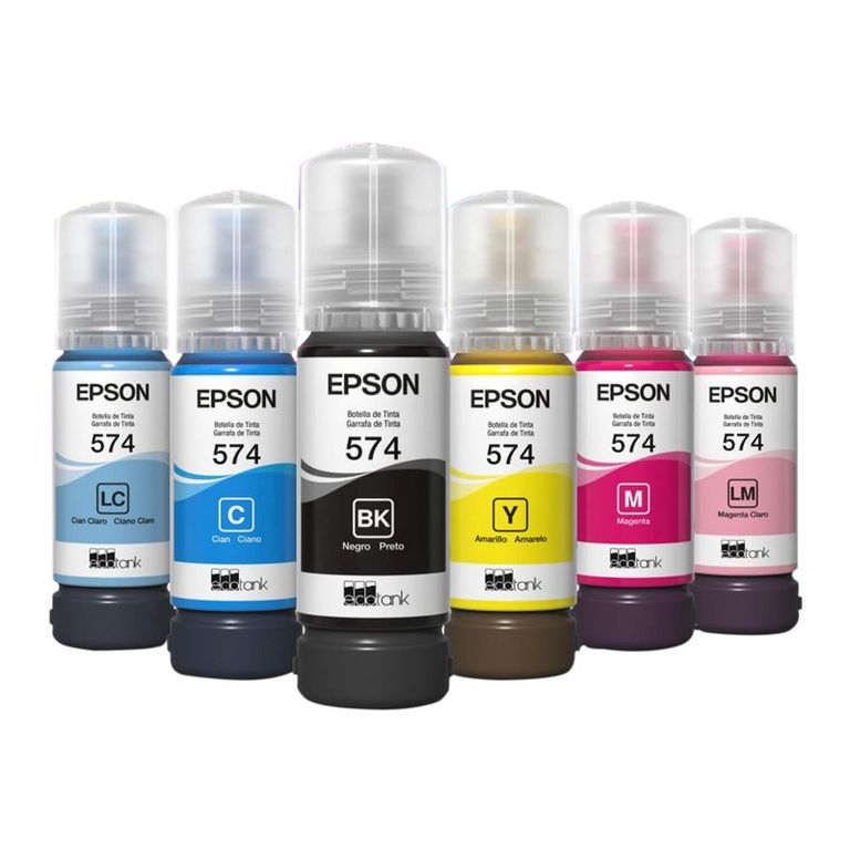 JUEGO DE TINTA T574 L8050 L18050 ORIGINAL