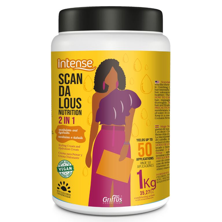 Crema para peinar 2 en 1 Scandalous Nutrition 1kg