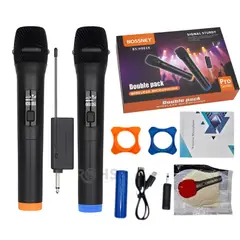 ROHS - Micrófono KARAOKE Inalámbrico UHF Profesionales Bossney