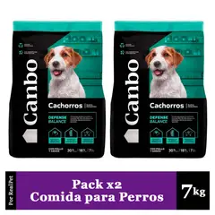 CANBO - Pack x2 Comida para Perro Cachorro Pequeño Pollo 7 kg