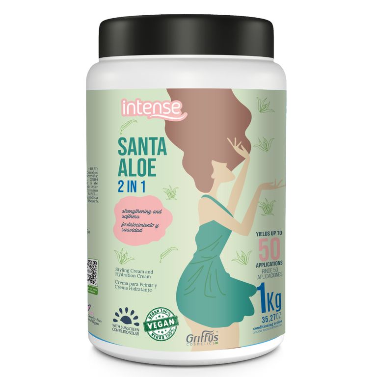 Crema para peinar 2 en 1 Santa Aloe Vera 1kg