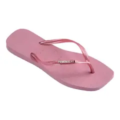 HAVAIANAS - Sandalias Slim Square Logo Metallic Mujer
