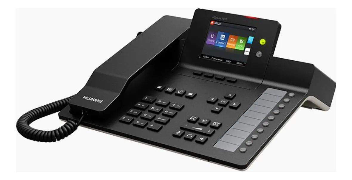 Teléfono IP eSpace 7910, pantalla touch 2.83'' y 2 puertos Gigabit Ethernet PoE