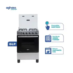 AGHASO - Cocina de Pie 4 Hornillas