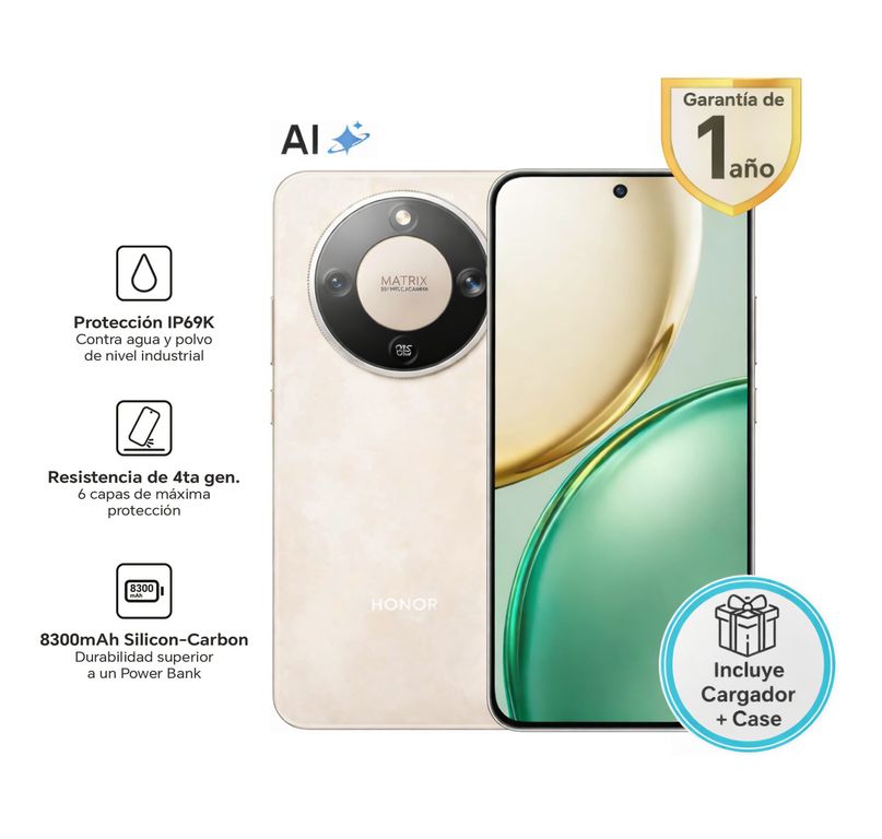MAGIC 8 LITE 5G SUNRISE GOLD 8RAM 256GB - REGISTRADO