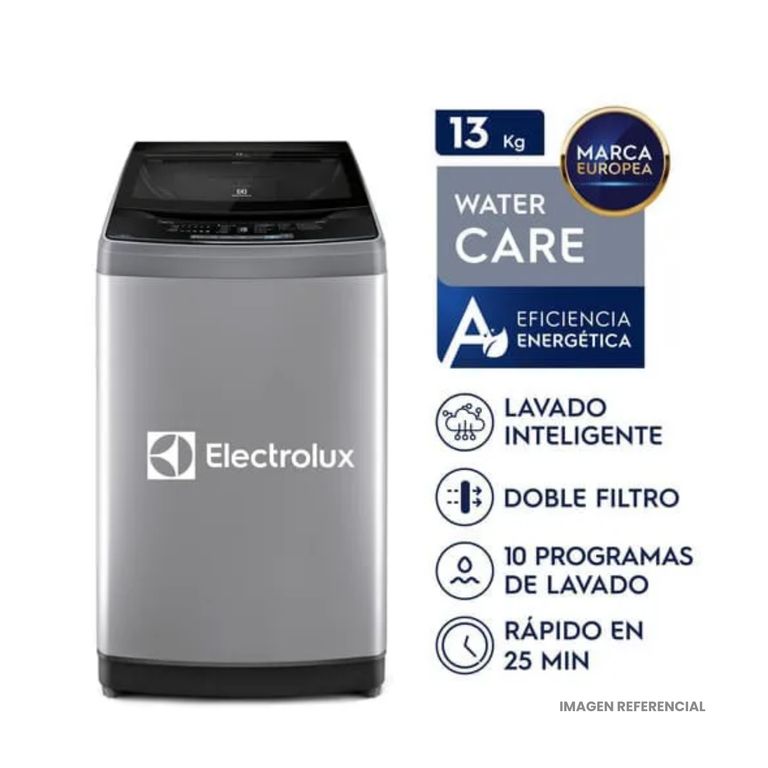 Lavadora 13kg Premium Care Silver - Carga Superior - EWIW13F2USVG