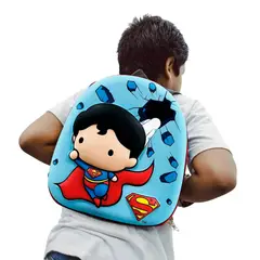 ROMAX - Mochila Escolar Niño Estilo Héroe Animado en Relieve