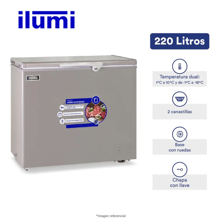 CONGELADORA 220 LT TFI-2200DG