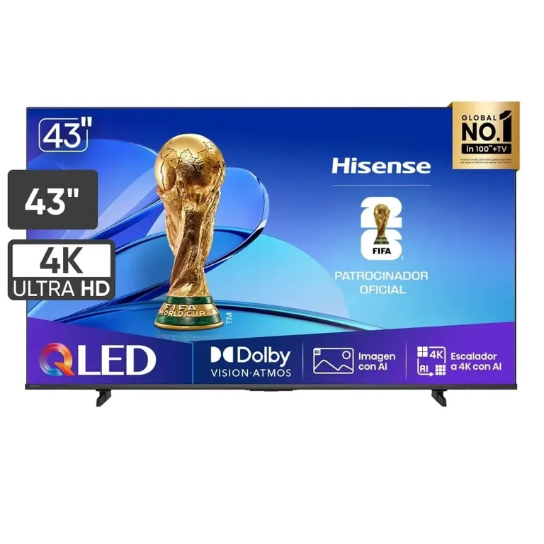 Televisor QLED 43 UHD 4K Smart TV 43Q6QV